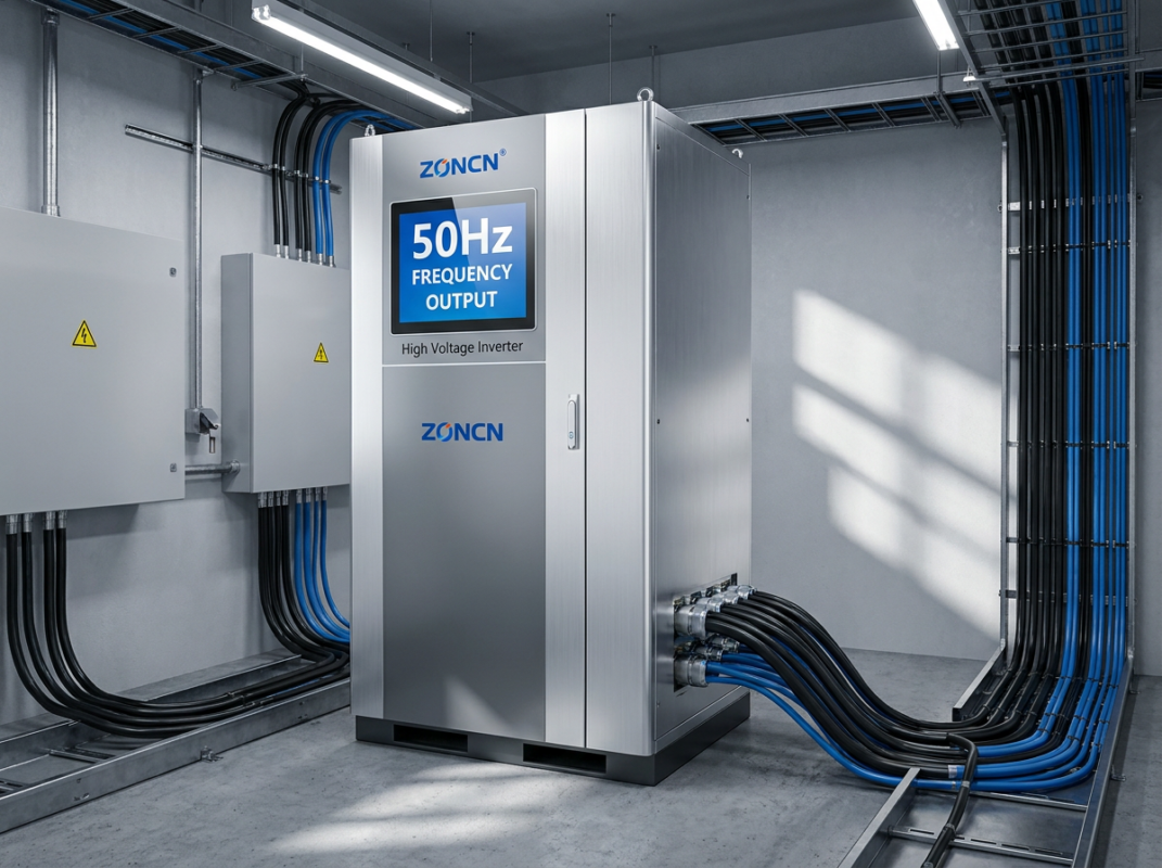 Instalasi Inverter Tegangan Tinggi ZONCN untuk Efisiensi Energi