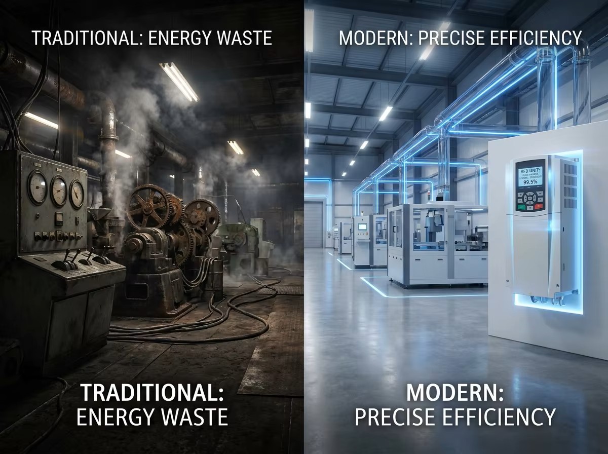 Pabrik Tanpa Inverter vs. Pabrik dengan Inverter